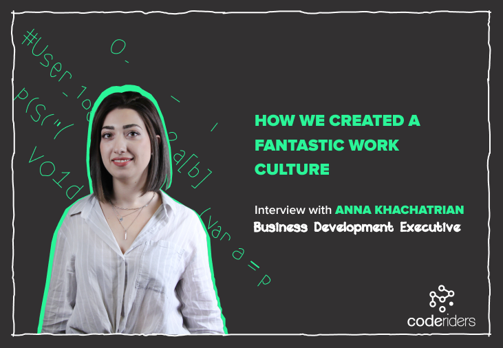 Interview with CodeRiders software development company business development executive Anna about CodeRiders work culture and the key to CodeRiders high-quality software solutions