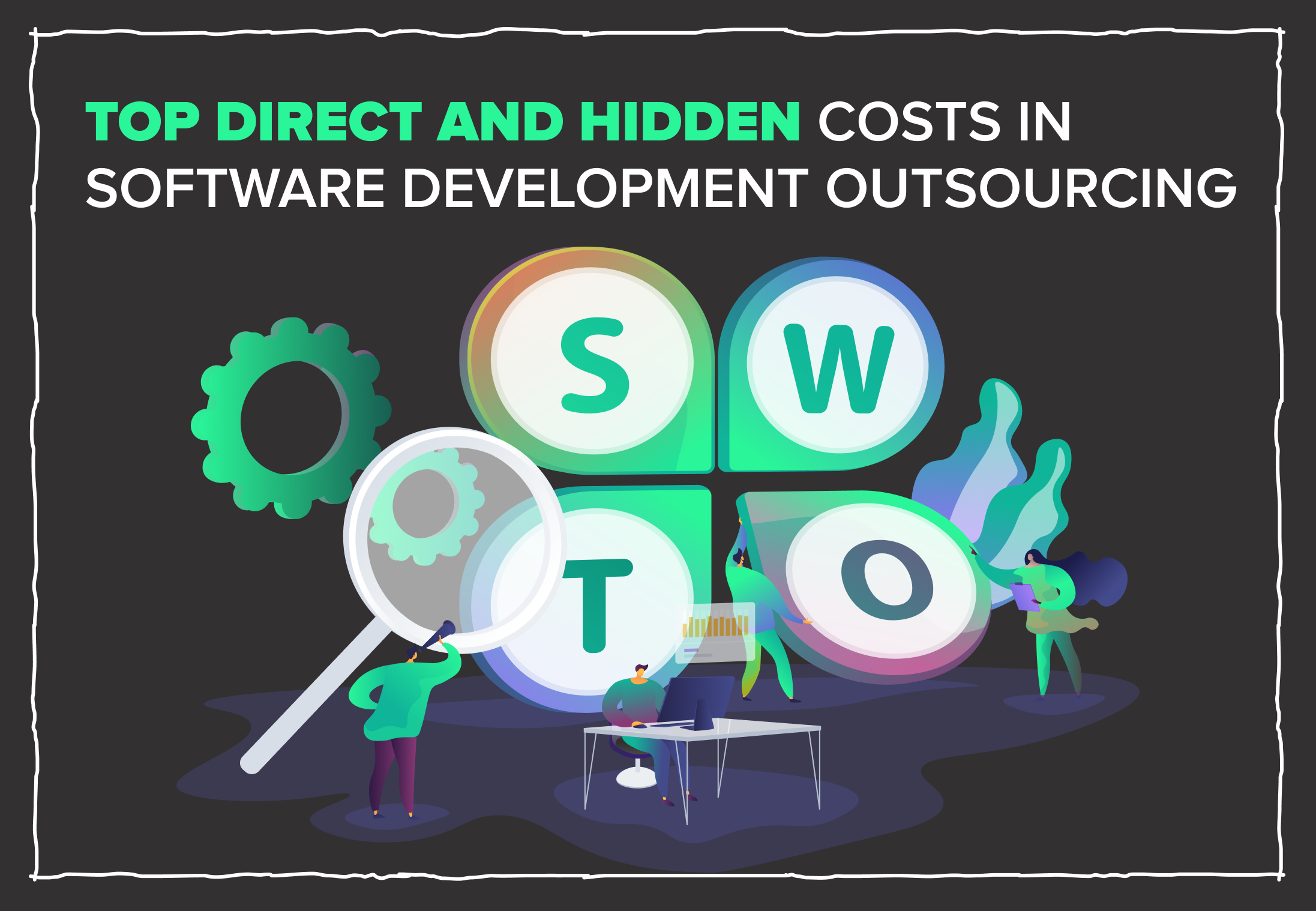 CodeRiders software development company gives time and money estimates after reviewing the software outsourcing project and also points out possible hidden costs of offshore outsourcing that are not included in our estimates