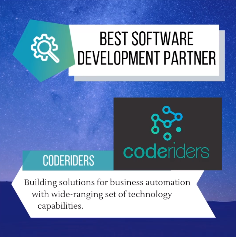 CodeRiders won the award of Best Software Development partner in Armenia CodeRiders honored as Best Software Development company in Armenia