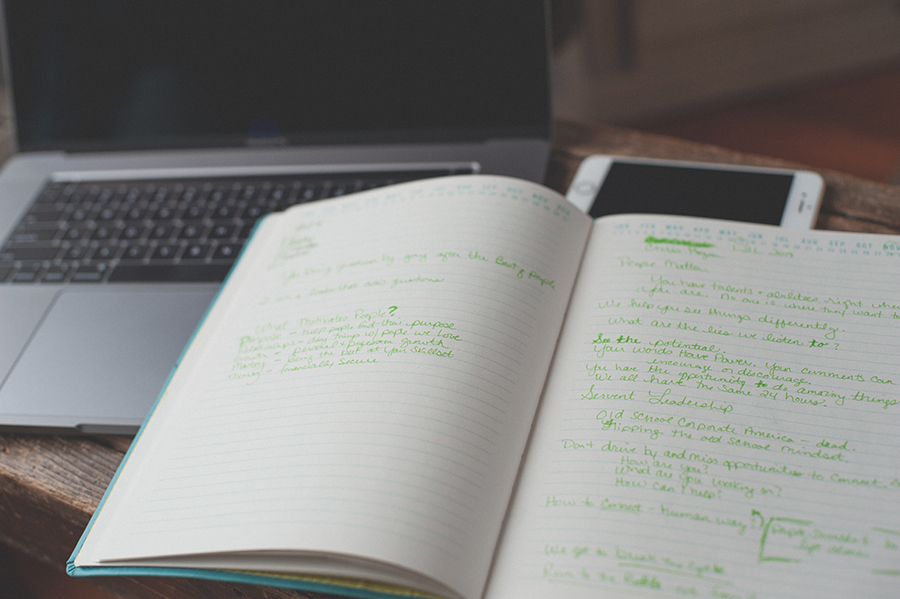 CodeRiders EdTech software solutions are getting more demanded Studying online with a computer and a notebook