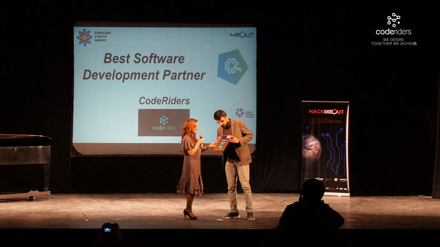 CodeRiders software development outsourcing company is a recognized vendor by international awards such as EASA EuroAsian startup awards recognized CodeRiders as the best software development partner
