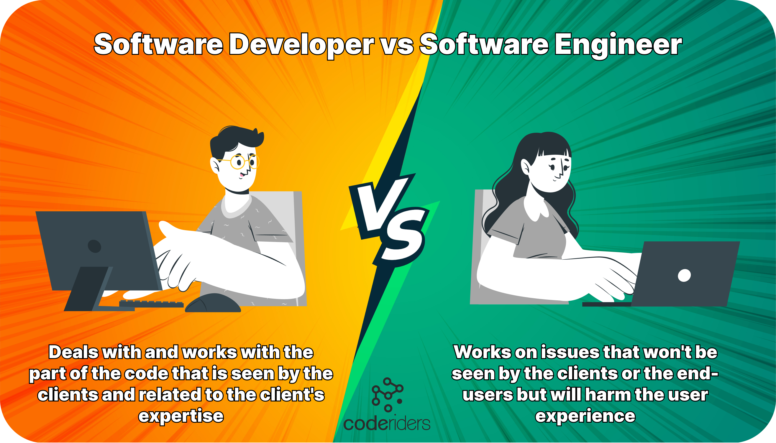 Software engineer vs software developer main differences between software engineers and software developers What is the difference between software engineers and software developers Main differences between the roles of software developers and engineers