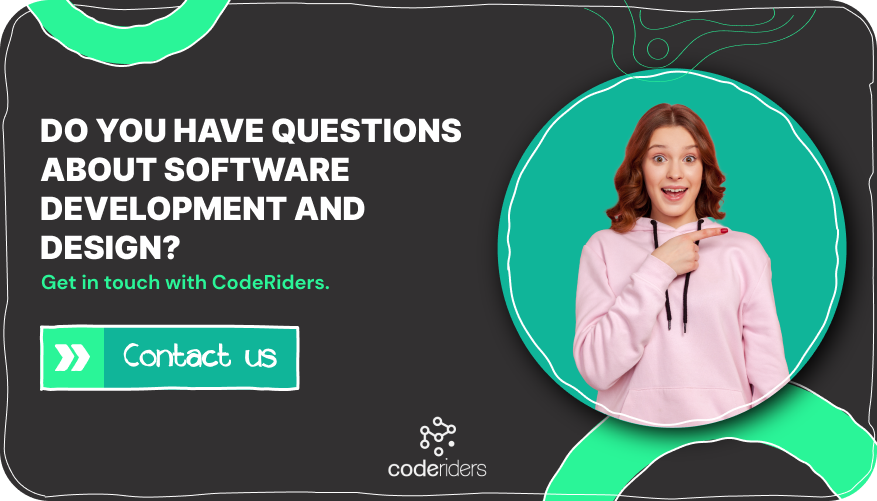 Book a free consultation for your software development project with CodeRiders software outsourcing company Discuss your project with CodeRiders software company and hire qualified UI/UX designers and software developers
