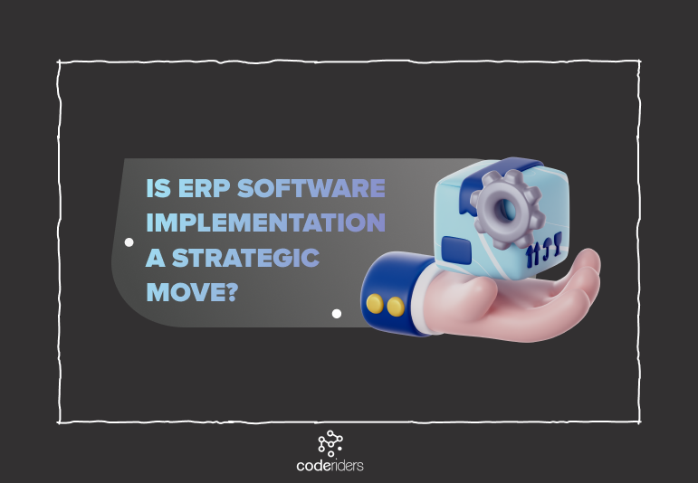 Co-workers discussing the advantages of ERP software Business management software implementation is a justified investment